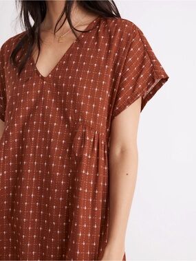 Madewell Jacquard Dolman Sleeve Mini Dress